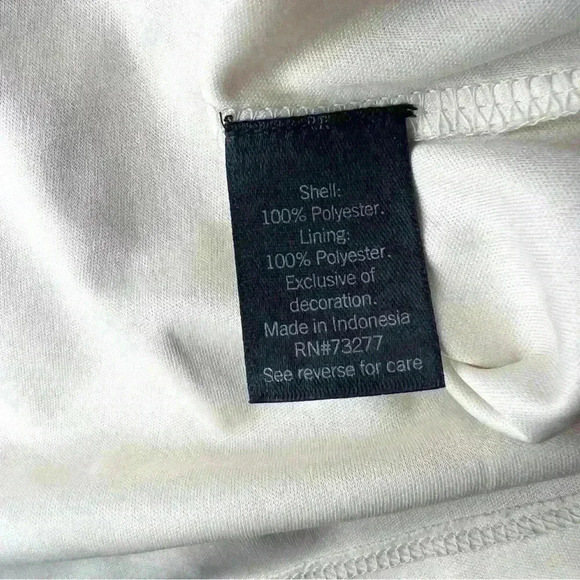 Simply Vera Vera Wang Ruffled Chiffon Drop-Waist Dress Size XS - Picture 13 of 14